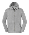 Fruit of the Loom SS443 Iconic premium hooded sweat jacket — Athletic Heather