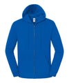 Fruit of the Loom SS443 Iconic premium hooded sweat jacket — Royal Blue