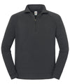Fruit of the Loom SS444 Iconic premium zip-neck sweat — Light Graphite