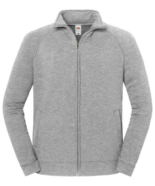 Fruit of the Loom SS445 Iconic premium sweat jacket — Athletic Heather