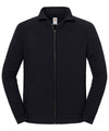 Fruit of the Loom SS445 Iconic premium sweat jacket — Black