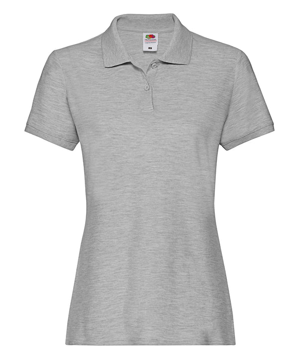 Fruit of the Loom SS505 Women's premium polo — Athletic Heather
