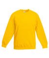 Fruit of the Loom SS801 Kids premium set-in sweatshirt — Sunflower