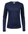 TEE JAYS TJ004 Women’s long sleeve interlock tee (590) - Navy