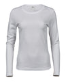 TEE JAYS TJ004 Women’s long sleeve interlock tee (590) - White