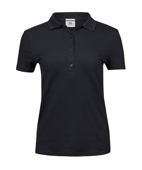 TEE JAYS TJ008 Women’s luxury stretch polo (145) - Black
