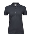 TEE JAYS TJ008 Women’s luxury stretch polo (145) - Dark Grey
