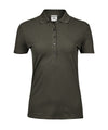 TEE JAYS TJ008 Women’s luxury stretch polo (145) - Deep Green