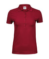 TEE JAYS TJ008 Women’s luxury stretch polo (145) - Deep Red