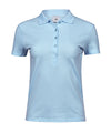 TEE JAYS TJ008 Women’s luxury stretch polo (145) - Light Blue