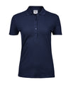 TEE JAYS TJ008 Women’s luxury stretch polo (145) - Navy