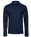 TEE JAYS TJ010 Luxury stretch long sleeve polo (1406) - Navy