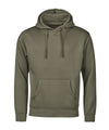 TEE JAYS TJ013 UNLABELED hooded sweatshirt (5152) - Moss