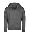 TEE JAYS TJ014 UNLABELED hooded full-zip sweatshirt (5154) - Powder Grey