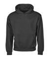 TEE JAYS TJ015 UNLABELED heavy loose-fit hooded sweatshirt (5162) - Black