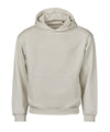 TEE JAYS TJ015 UNLABELED heavy loose-fit hooded sweatshirt (5162) - Cement