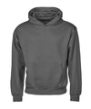 TEE JAYS TJ015 UNLABELED heavy loose-fit hooded sweatshirt (5162) - Powder Grey
