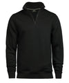 TEE JAYS TJ018 Half-zip sweatshirt (5438) - Black