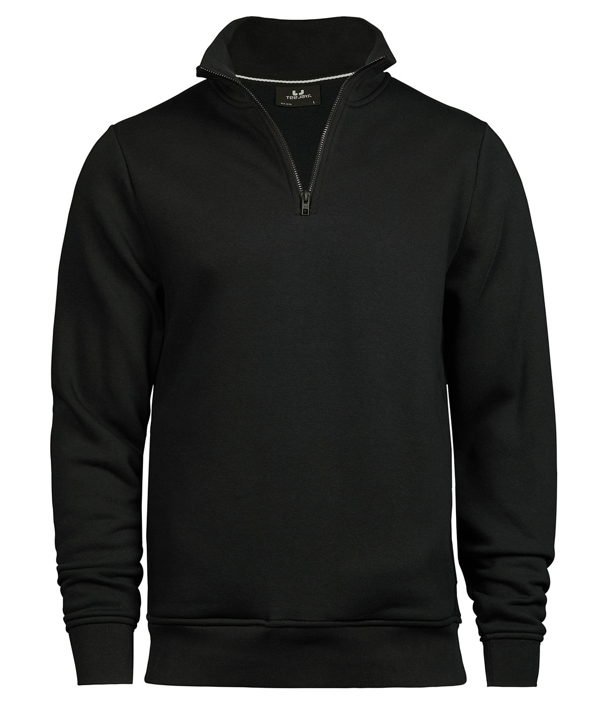 TEE JAYS TJ018 Half-zip sweatshirt (5438) - Black