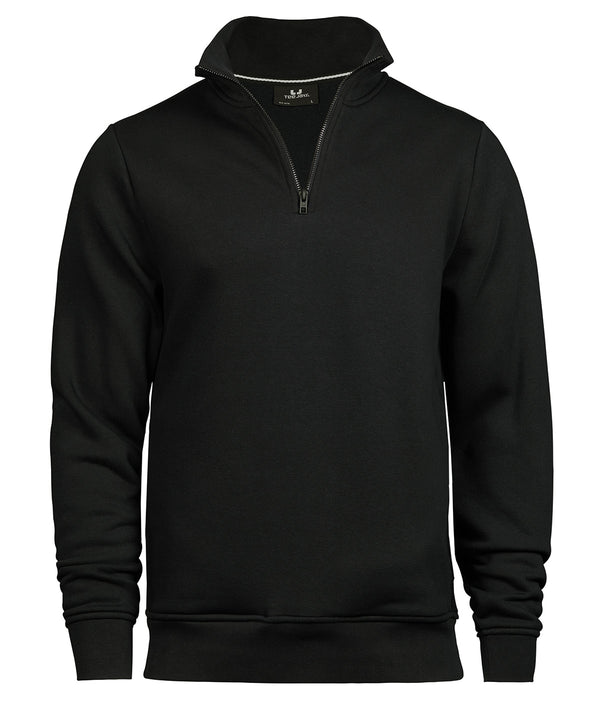 TEE JAYS TJ018 Half-zip sweatshirt (5438) - Black