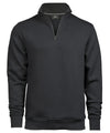 TEE JAYS TJ018 Half-zip sweatshirt (5438) - Dark Grey