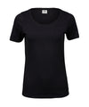 TEE JAYS TJ024 Women’s stretch tee (450) - Black