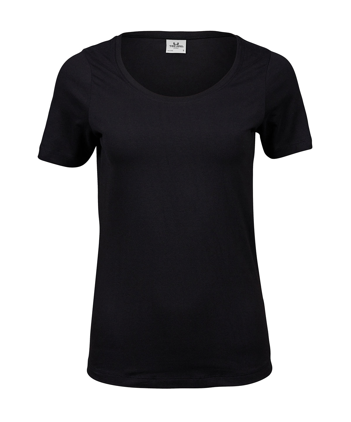 TEE JAYS TJ024 Women’s stretch tee (450) - Black