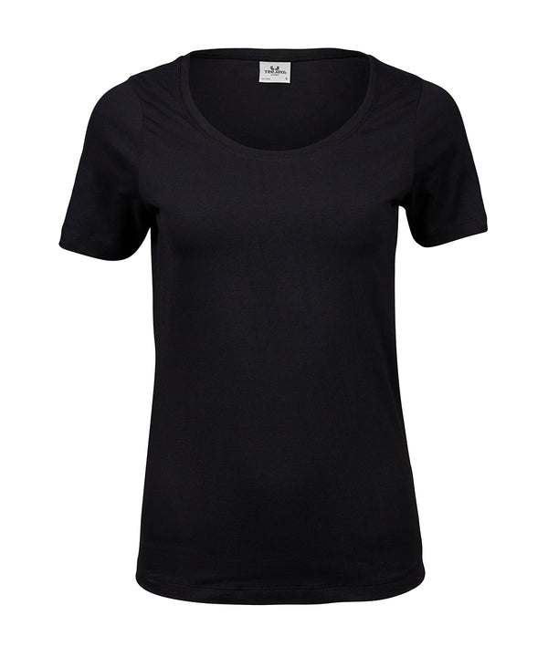 TEE JAYS TJ024 Women’s stretch tee (450) - Black