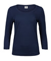 TEE JAYS TJ025 Women’s stretch 3/4-sleeve tee (460) - Navy