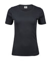 TEE JAYS TJ026 Women’s interlock tee (580) - Dark Grey