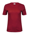TEE JAYS TJ026 Women’s interlock tee (580) - Deep Red