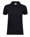 TEE JAYS TJ030 Women’s heavy polo (1401) - Black
