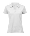 TEE JAYS TJ033 Women’s luxury stretch v-neck polo (1409) - White