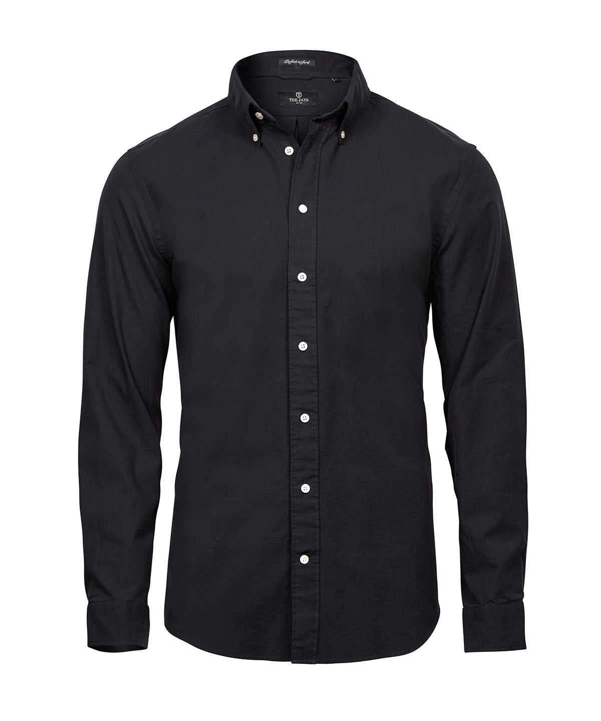 TEE JAYS TJ035 Perfect Oxford shirt (4000) - Black