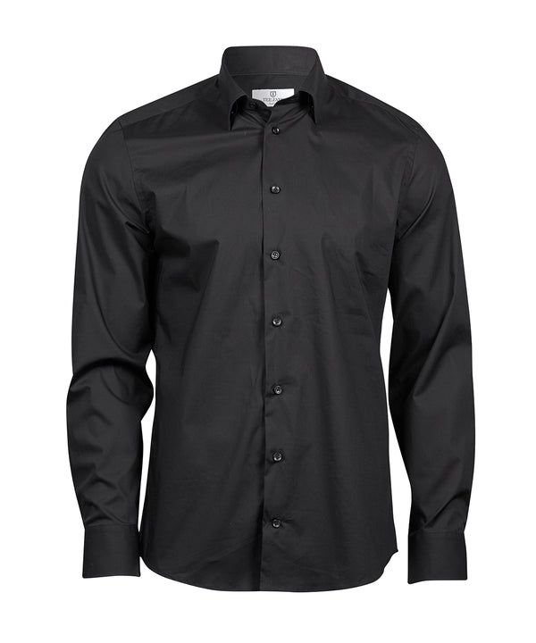 TEE JAYS TJ041 Stretch luxury shirt (4024) - Black