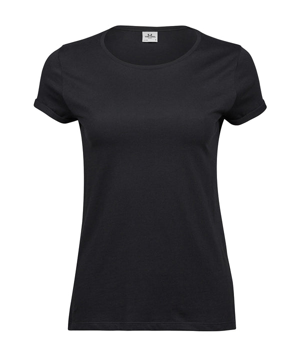 TEE JAYS TJ047 Women’s roll-up tee (5063) - Black