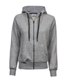 TEE JAYS TJ055 Women’s fashion full-zip hoodie (5436) - Heather Grey