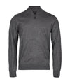 TEE JAYS TJ063 Half-zip (6010) - Grey Melange