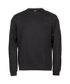 TEE JAYS TJ064 Athletic crew neck sweatshirt (5700) - Black