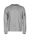 TEE JAYS TJ064 Athletic crew neck sweatshirt (5700) - Heather Grey