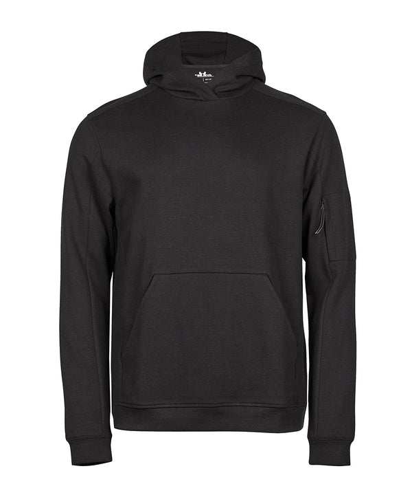 TEE JAYS TJ065 Athletic hooded sweatshirt (5702) - Black