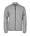 TEE JAYS TJ066 Athletic full-zip sweatshirt (5704) - Heather Grey
