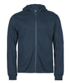 TEE JAYS TJ067 Athletic hooded full-zip sweatshirt (5706) - Ink