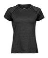 TEE JAYS TJ073 Women’s CoolDry tee (7021) - Black Melange