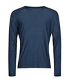 TEE JAYS TJ074 Long sleeve CoolDry tee (7022) - Navy Melange