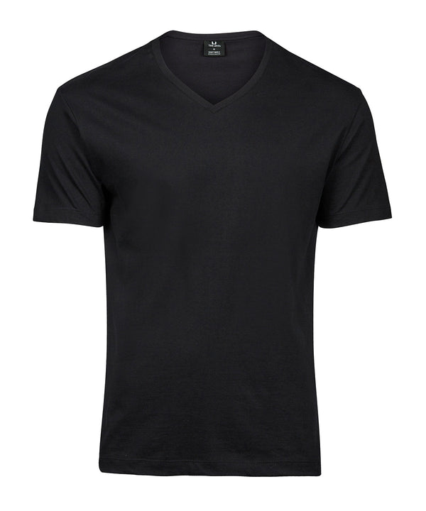 TEE JAYS TJ077 Fashion v-neck Sof tee (8006) - Black