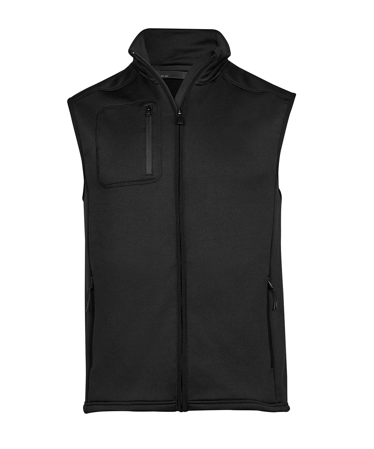 TEE JAYS TJ082 Stretch fleece bodywarmer (9104) - Black