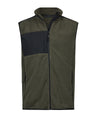 TEE JAYS TJ087 Mountain fleece bodywarmer (9122) - Deep Green/Black