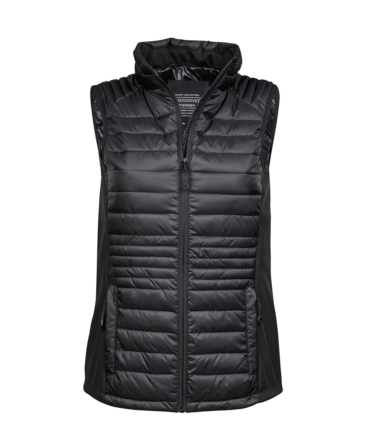 TEE JAYS TJ103 Women’s crossover bodywarmer (9625) - Black/Black/Black