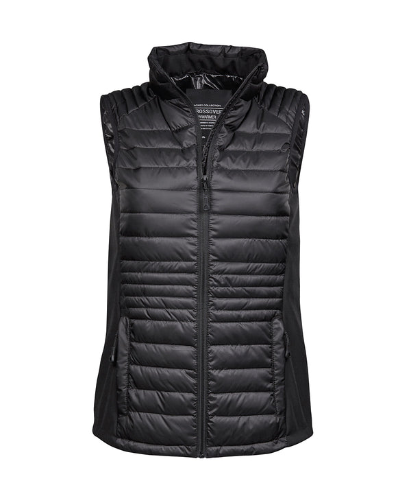 TEE JAYS TJ103 Women’s crossover bodywarmer (9625) - Black/Black/Black